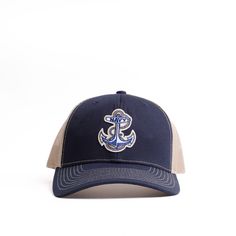 Front of USNA Hat from Nudge Printing Anchor Logo, Navy Hats, Naval Academy, Navy And Khaki, Stylish Hats, Us Navy, Logo Embroidered, Premium Quality, Perfect Fit