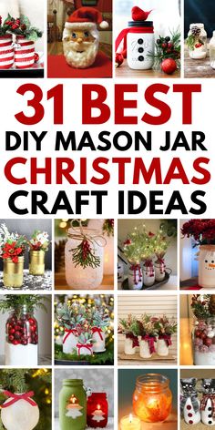 The holiday season is just around the corner, and it’s time to start thinking about festive decorations. Mason jars are a versatile and affordable way to add a touch of Christmas cheer to your home. With a little creativity and some basic crafting supplies, you can transform plain jars into beautiful Christmas decorations and gifts.

Christmas Crafts DIY Projects, Christmas Crafts To Sell, Christmas Craft Ideas, Mason Jar Crafts Holiday Mason Jar Crafts, Jar Christmas Crafts, Mason Jar Christmas Decorations, Christmas Jar Gifts, Mason Jar Christmas, Holiday Mason Jar, Mason Jar Christmas Crafts, Christmas Mason Jars Diy, Mason Jar Christmas Gifts