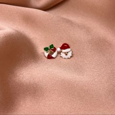 Brand New Bundle&Save Smoke&Petfreecloset Jewelry Holiday, Mini Studs, Christmas Santa, Holiday Christmas, Stud Earring, Christmas Holidays, Red White, Red And White, Jewelry Earrings