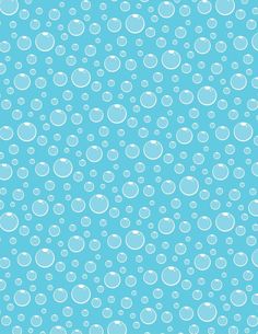 bubbles on a blue background with white dots