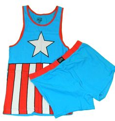 New with Tags 2-piece licensed Marvel Comics Pajama Set. Tag Size- M. 100% Cotton. Tank Top + Shorts. Measuring says this set fits someone with a 28-30 waist. Captain America theme. Store shelf condition. N10 America Theme, Tank Top Shorts, Marvel Captain America, Cotton Tank Top, Sleepwear Robe, Brands Outlet, Captain America, Marvel Comics, 2 Piece