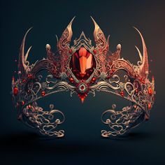 Fantasy Clothing Accessories, Fantasy Accessories Art, Fantasy Crown Aesthetic, Crown Fantasy Art, Aesthetic Tiara, Fantasy Crowns