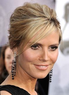 Heidi Klum Hair, Mother Of The Groom Hairstyles, Bride Updo, Wedding Hairstyles Medium Length, Mother Of The Bride Hair, Mom Hairstyles, Hair Advice, Pinterest Hair, Penteado Cabelo Curto