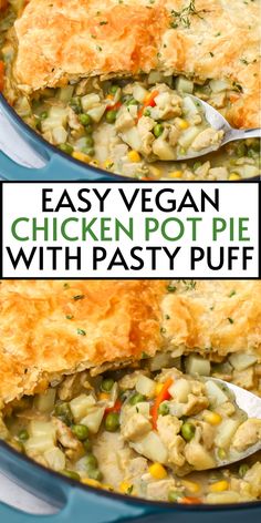 Vegan Chicken Pot Pie, Vegan Pot Pie, Veggie Pot Pie, Vegan Pot Pies, Cashew Sauce, Vegan Chicken, Thanksgiving Recipe, Frozen Pie, Pie Crusts