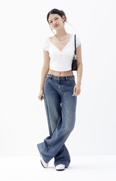 PacSun Casey Dark Tint Low Rise Baggy Jeans | PacSun Low Rise Baggy Jeans, Indie Clothes, Jeans Pacsun, Low Waisted Jeans, Outfit Inspired, Pacsun Jeans, Dark Indigo, Low Rise Jeans, Style Mistakes