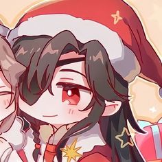 hua cheng | hualian matching icons [2/2] Hualian Matching Icons, Hua Cheng, Christmas, Anime