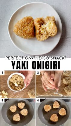 how to make perfect on the go snack with yaki omgiri step by step instructions