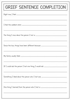 Dealing with Grief and Loss Worksheets Identify Triggers Worksheet, Kids Mental Health Worksheet, Therapist Aid Worksheets, Counselling Activities, Griefing Your Child, Relapse Prevention Plan, 5 Stages Of Grieves