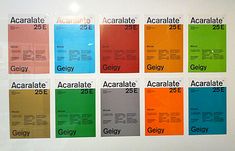 an assortment of different colored papers on a white wall with the words accelerate and gegey written in black