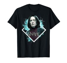 a black t - shirt with the words snape on it