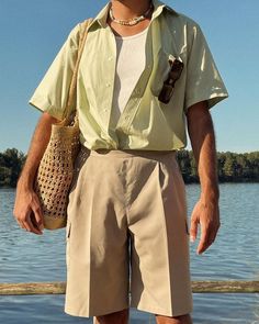 Tropical Male Outfit, Wilhelm Wilkes, Anthony Gonzalez, Summer Outfits Men Beach, Vintage Summer Outfits, Beach Outfit Men, Sunday Vibes, Men Stylish Dress