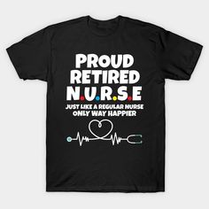 "Proud Retired Nurse - Cute Popular Woman's Heather Graphic T-Shirt - Summer Clothing Casual Gift for Her, Mom, Nursing Retirement.Such a great gift for birthdays and for the awesome Christmas." -- Choose from our vast selection of Crewneck and V-Neck T-Shirts to match with your favorite design to make the perfect custom graphic T-Shirt. Pick your favorite: Classic, Relaxed Fit, V-Neck, Tri-Blend, Dolman Extra Soft Tri-Blend, Slouchy V-Neck, Slouchy, Premium, Heavyweight, Curvy, Ringer, and Curv Retired Nurse Shirt, Retired Nurse, Clothing Casual, Nursing Tshirts, Summer Clothing, V Neck T Shirt, Nursing, Graphic T Shirt, Gift For Her