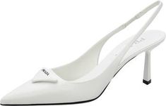 Triangle Logo, Slingback Pump, Women's Pumps, Calf Skin, Prada, Nordstrom, Pumps, Heels, Free Shipping