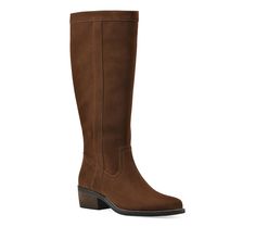 Featuring a smooth suede upper, a side zip closure, and a low heel, these tall-shaft wide-calf boots combine streamlined style and everyday practicality. From White Mountain. Wide Calf Boots, White Mountain, Wide Calf, Calf Boots, Low Heels, Side Zip, Fashion Shoes, Fashion Beauty, Shoe Boots