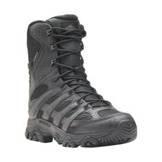 A lightweight tactical boot with Mother-Of-All-Boots performance built right in, Merrell� Moab 3 Waterproof Tactical Side-Zip Duty Boots for Men gives hard-charging guys all-day comfort and support. Supportive coated leather and mesh uppers feature protective toe and heel caps made of abrasion-resistant rubber for added protection. Inside, breathable mesh linings and waterproof/breathable membrane technology keep feet protected, dry, and comfortable while allowing heat and perspiration to escape Tactical Shock Resistant Boots For Outdoor Activities, Slip-resistant Combat Waterproof Boots For Outdoor Activities, Combat Style Waterproof Slip-resistant Hiking Boots, Tactical Work Boots Abrasion-resistant For Outdoor Activities, Tactical Abrasion-resistant Work Boots For Outdoor Activities, Tactical Gore-tex Abrasion-resistant Boots, Tactical Waterproof Slip-resistant Boots For Outdoor Activities, Durable Military Waterproof Boots For Hiking, Durable Military Style Waterproof Hiking Boots