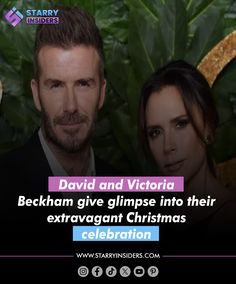 david and victoria beckham give glimpse into their extravagant christmas celebration at stardust