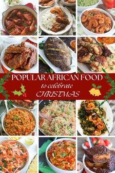 In the spirit of the holidays, I am sharing with you some of the Popular African Food to Celebrate Christmas that would often, if not always, make an appearance on the Table .

Let’s dig in...Christmas Food Gifts! African Christmas, Africa Food, Easy Holiday Recipes, Christmas Food Gifts, Christmas Dishes, Christmas Party Food, Holiday Food, Kwanzaa