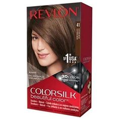 Hair Rinse Color, Medium Brown Hair Color, Ammonia Free Hair Color, How To Dye Hair At Home, Revlon Colorsilk, Hair Color Pictures, Revlon Color, Grey Hair Coverage, Light Ash Brown