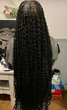 Knotless Goddess Twists, Medium Twists, Island Twist Hairstyle, Long Twists, Goddess Twist, Island Twist, Goddess Braids Hairstyles