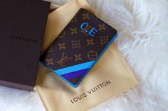 carolina engman's personalized passport @fashionsquad Louis Vuitton Passport Cover, New Passport, Travel Wardrobe, Passport Cover, Personalized Monogram