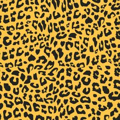 an animal print pattern in yellow and black