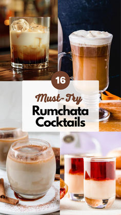 RumChata Drinks Run Chata Recipes, Rumchata Fall Drinks, Mixed Drinks Recipes Party, Rum Chata Drink Recipes, Hot Rumchata Drinks, Fall Rumchata Drinks, Cinnamon Toast Crunch Cocktail, Drinks With Rum Chata Recipes, Drinks Made With Rum Chata