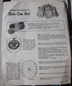 an old recipe book with instructions on how to make beer