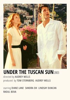 the poster for under the tuscan sun, starring actors from two different films in one place