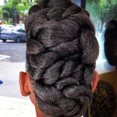 Braided Mohawk Black Hair, Braided Ponytail Black Hair, Updo Buns, Jordan Wedding, Hype Hair, House Pics