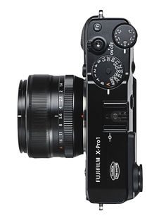 a camera with a lens attached to it