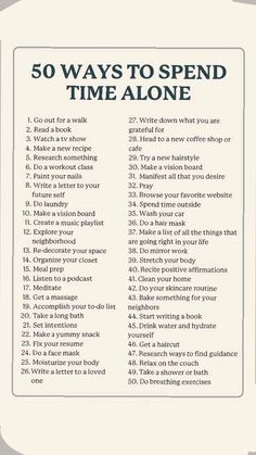 Ways To Spend Time Alone, Daglig Motivation, Spend Time Alone, Motivasi Diet, Time Alone, Writing Therapy, Things To Do When Bored