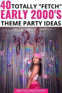 Throwing a Y2k Party this year? Here are 40 of the absolute best ideas for a 2000s themed party. 2000s Party Theme Decorations, Early 2000s Theme Party, 2000 Party Theme Early 2000s, 2000 Birthday Party Theme, 2000 Theme Party Ideas, Y2k Party Ideas, 2000 Party Theme, 2000s Birthday Party Theme, 2000s Party Theme