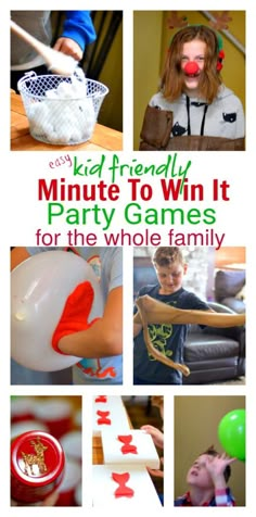 kids's party games for the whole family