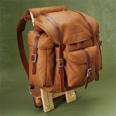 Field Bag, Leather Rucksack, Cool Gear, Backpack Bag, Handcrafted Leather, Leather Items