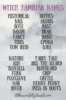 an image of the names of different animals