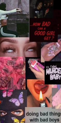 Baddie wallpaper🦋 Good Girl, Girl Wallpaper, Bad Girl, Wallpapers, Collage, Iphone