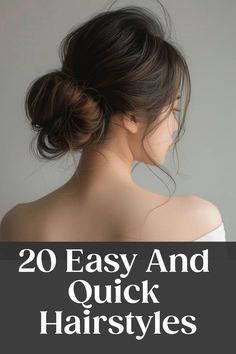 Looking for easy fun hairstyles that don't take ages to do? Check out these quick and stylish hairdos you can whip up in minutes! 30 Days Of Hairstyles Simple, Easy Casual Hairstyles, Quick Work Hairstyles, Cool Easy Hairstyles, V Shape Hair, Easy Work Hairstyles, Fun Hairstyles, Office Hairstyles, Hair Color Underneath