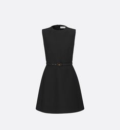 Dior Items, Dior Black Dress, Dresses Luxury, Wardrobe Goals, Wardrobe Pieces, Luxury Dresses, Round Neck Dresses, Mode Inspo