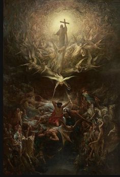 the crucifixion is depicted in this painting