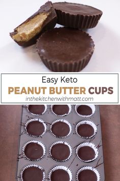 easy keto peanut butter cups are the perfect dessert