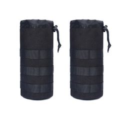 two black bags with straps on each side