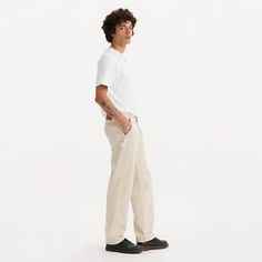 555™ Relaxed Straight Utility Men's Jeans - White | Levi's® US