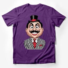 Vintage Cartoon Character T-Shirt, Classic Nostalgia Graphic Tee, Unisex Retro Style Shirt, Gift for Cartoon Lovers Male T-Shirt Custom graphic T-Shirt.Customize your color Purple Character Print Short Sleeve Top, Purple Short Sleeve T-shirt For Fans, Purple Short Sleeve Top With Character Print, Purple Graphic Tee With Character Print, Purple Crew Neck T-shirt With Character Print, Purple Short Sleeve Tops For Fan Merchandise, Purple Graphic Tee Fan Merchandise, Purple Cotton Top With Character Print, Funny Graphic Tees