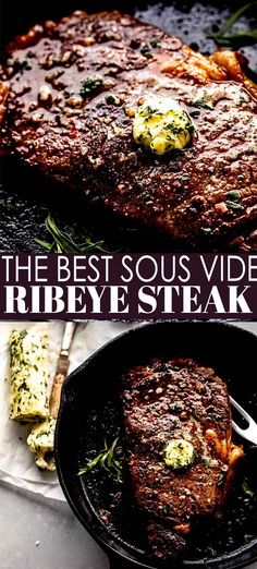 the best sous video ribeye steak recipe