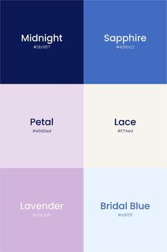 logo design ideas Blue Color Inspiration, Blue Wedding Color Pallets, Color Palette With Lilac, Colour Swatches Pantone, Spring Blue Color Palette, Colours That Go With Lilac, Illustration Color Palette Inspiration, Social Media Palette, Purple Color Pallettes