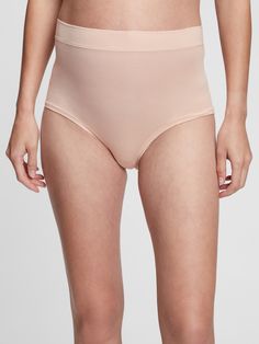 Soft knit.  Elasticized waist.  Choose your maternity Seamless Fitted Maternity Bottoms, Fitted Seamless Maternity Bottoms, Supportive Versatile Bottoms, Maternity Wear Bottoms, Fitted Pink Gap Bottoms, Gap Maternity, Pre Pregnancy, Soft Knits, Briefs