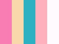 a pink, blue and yellow striped background