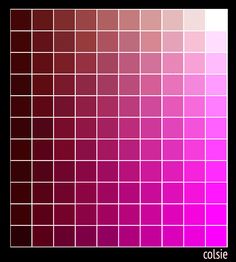 a black and pink color scheme with squares