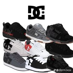 Chunky 2000s Skate Shoes, Dc Shoes Y2k, Shoes 2000s, Dc Clothing, Dc Style, Dvs Shoes, Punk Style Outfits, Geeky Clothes, Skater Shoes