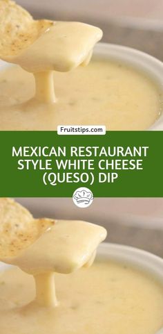 mexican restaurant style white cheese quesadilla dip